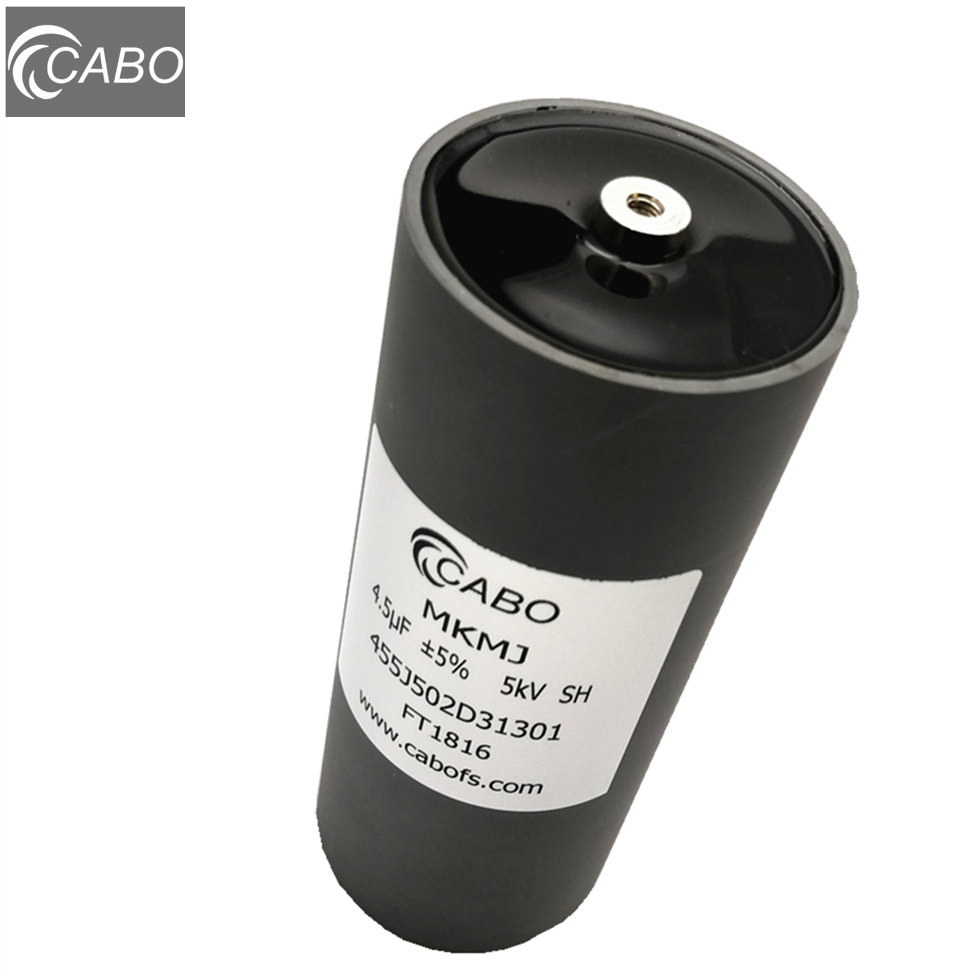 High voltage power pulse capacitors